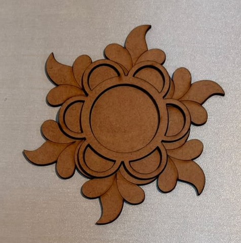 Flower Wooden Wall Art